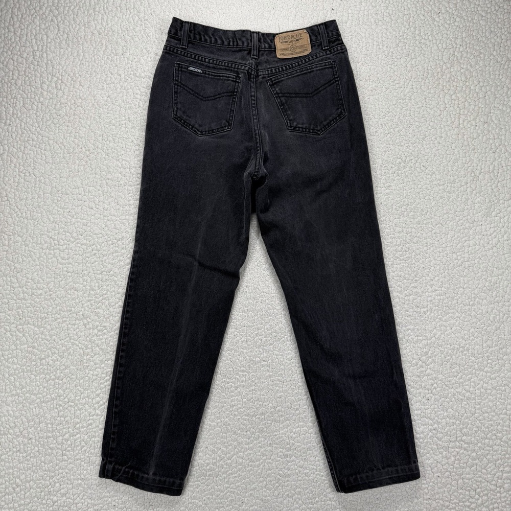 Jordache Basics Jeans Men's 27x27 Black Denim Straight Y2K Casual Streetwear - Picture 3 of 10